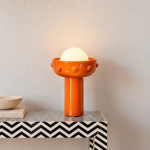 Spaceship Orange Lamp