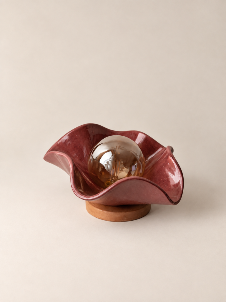 Pearla terracotta Lamp
